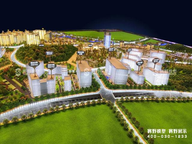 赛野倾力打造贵州宝能科技城沙盘模型，助力贵州网络科技新地标